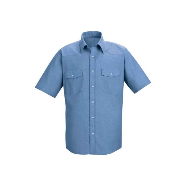 Red Kap Men's Short Sleeve Deluxe Western Style Shirt 4XL SC24-SC24LBSS4XL